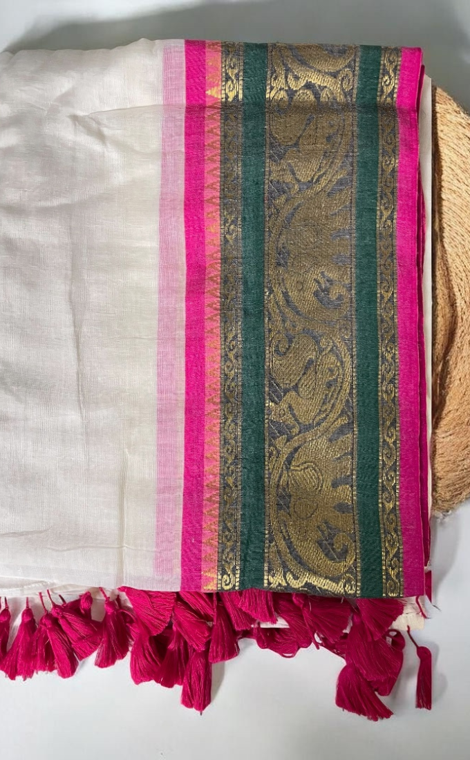 Mulcotton 120x120 Soft Fabric Saree