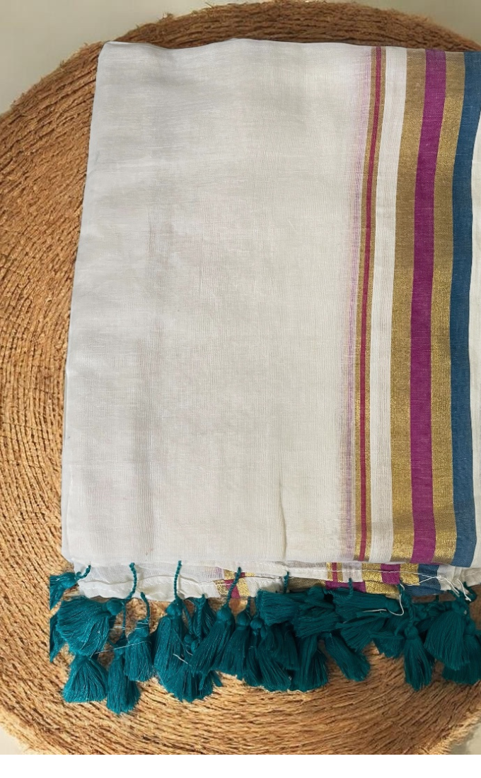 Mulcotton 120x120 Soft Fabric Saree