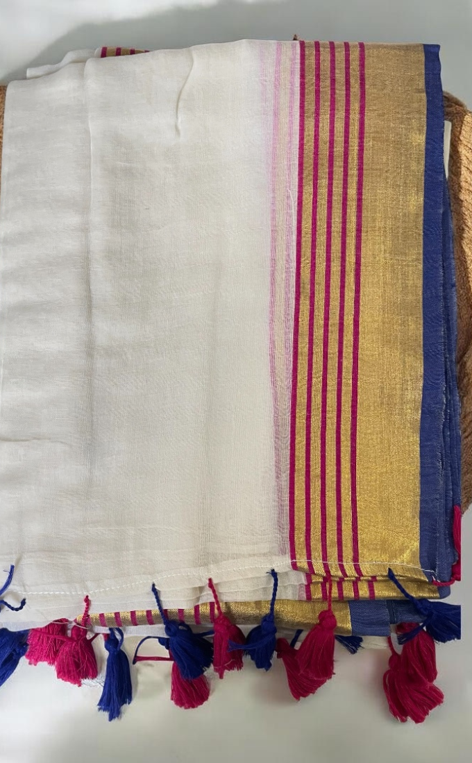Mulcotton 120x120 Soft Fabric Saree