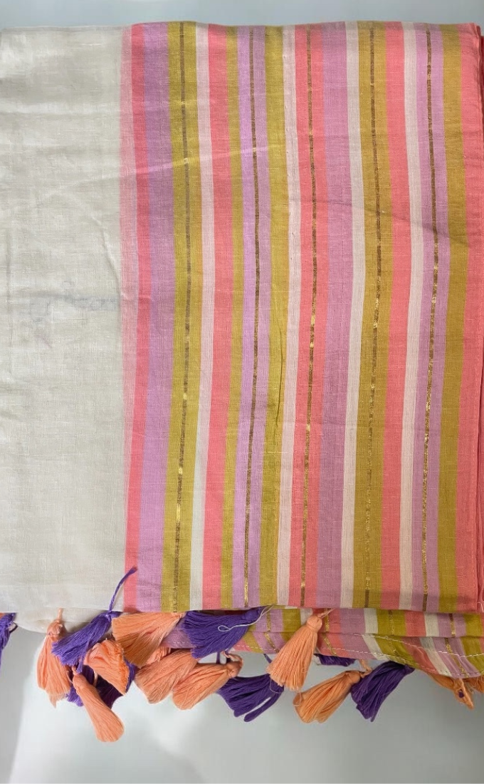 Mulcotton 120x120 Soft Fabric Saree