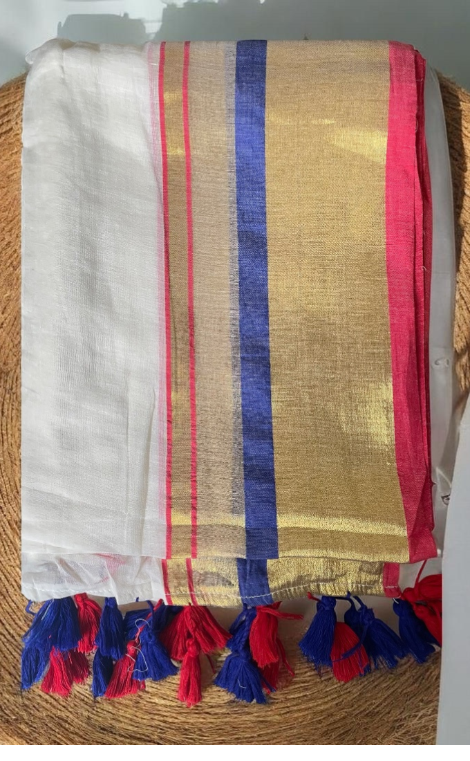 Mulcotton 120x120 Soft Fabric Saree