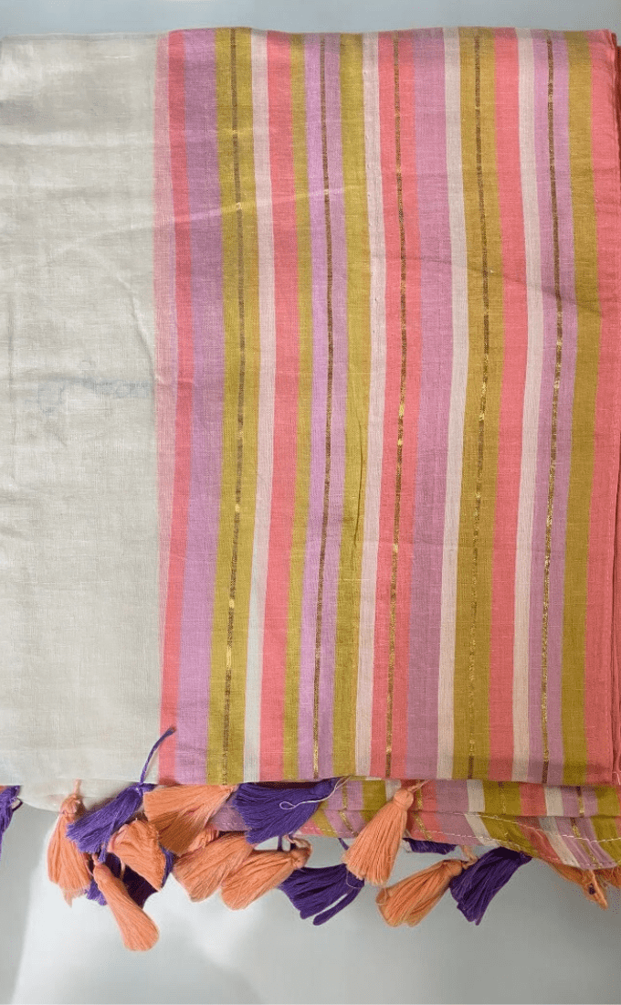 Mulcotton 120x120 Soft Fabric Saree